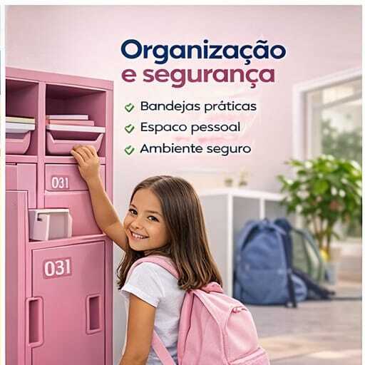 Locação de armários escolares Easy Lockers
